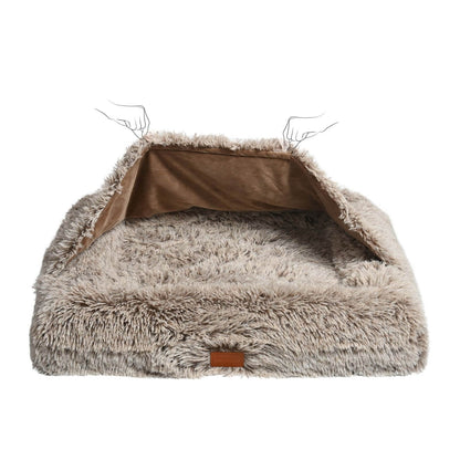 Kangaroo Pouch Hooded Dog Bed Cover