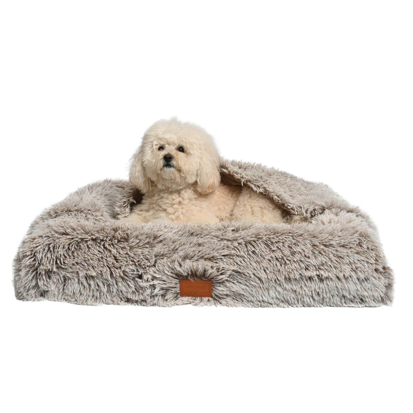 Kangaroo Pouch Hooded Dog Bed Cover